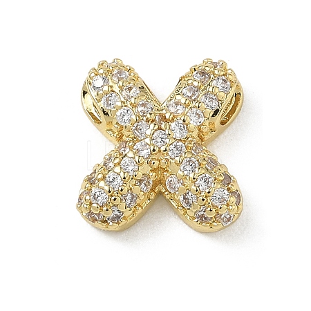 Brass Micro Pave Cubic Zirconia Pendants KK-A300-02G-X-1