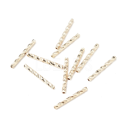 Rack Plating Brass Straight Tube Beads LS-KK-WH0061-03B-G-1
