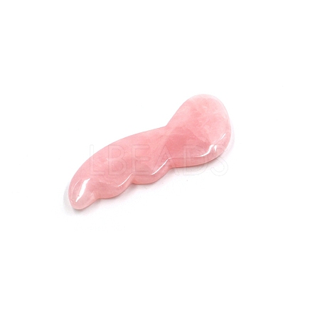 Natural Rose Quartz Gua Sha Scraping Massage Tool PW-WG5FD6F-08-1