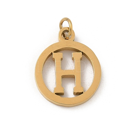 304 Stainless Steel Charms
with Jump Ring STAS-R001-02G-H-1