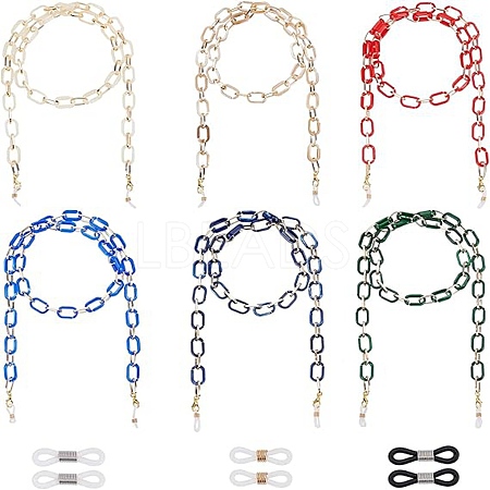 Eyeglasses Chains AJEW-FH0001-16-1