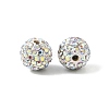 Polymer Clay Rhinestone Beads RB-N006-18-3