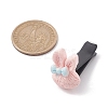 Rabbit with Bowknot Resin Car Air Vent Clips JEWB-BR00147-03-2