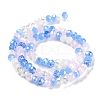 Glass Beads Strands EGLA-A034-M6mm-18-4