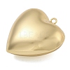 Heart Brass Pendants X-KK-N254-98G-02-2
