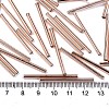 Electroplate Glass Bugle Beads X-SEED-S043-02A-03-3