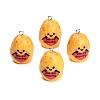 Opaque Resin with Alloy Pendants RE-CBA08CD-07C-1