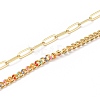 Chain Necklaces NJEW-JN03229-04-3