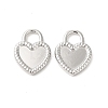 Non-Tarnish 304 Stainless Steel Pendants STAS-L268-037P-1