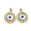 Golden Brass Pendants KK-L209-008G-06-1