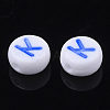 Initial Acrylic Beads OACR-E001-20K-2