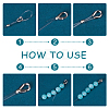 30Pcs 3 Colors 925 Sterling Silver Wire Guardian STER-PH0001-56-4