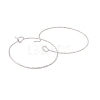 316 Surgical Stainless Steel Hoop Earrings Findings STAS-D183-02P-03-2