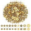 300Pcs 10 Styles Tibetan Style Alloy Spacer Beads TIBEB-UN0001-04AG-1