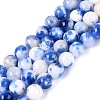 Natural Dyed Persian Jade Beads Strands G-Q609-10mm-01-2