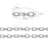 Brass Cable Chains CHC-034Y-P-6