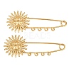 Sun 304 Stainless Steel Safety Pins Brooch Findings SA-CBA098D-13D-G-1