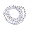 Electroplate Glass Beads Strands EGLA-Q128-07A-AB01-2