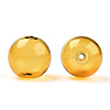 Transparent Blow High Borosilicate Glass Globe Beads X-GLAA-T003-09C-1