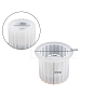 Stripe Pattern Column Tealight Candle Holder Molds PW-WG36465-01-1