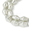 Electroplate Opaque Glass Imitation Pearl Bead Strands EGLA-H113-05C-3