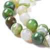 Natural Striped Agate/Banded Agate Beads Strands G-G582-10mm-61-3
