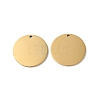 304 Stainless Steel Pendants X-STAS-Q308-09T-G-1