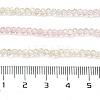 Transparent Painted Glass Beads Strands X-DGLA-A034-T1mm-A25-3