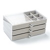 Rectangle Velvet & Wood Jewelry Boxes VBOX-P001-A01-2