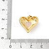 Brass Micro Pave Clear Cubic Zirconia Pendants KK-R213-13G-3
