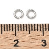 Tarnish Resistant 304 Stainless Steel Open Jump Rings STAS-Q186-02-3.5x0.7mm-4