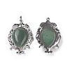 Natural Green Aventurine Big Pendants G-P496-01P-18-2