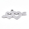 Non-Tarnish Valentine's Day 201 Stainless Steel Charms LS-STAS-S081-091-2