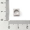 Tarnish Resistant 201 Stainless Steel European Beads STAS-M058-01K-P-3
