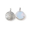 Natural & Synthetic Mixed Gemstone Pendants G-P498-04P-3