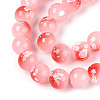 Baking Paint Glass Beads Strands DGLA-N015-10mm-03-3