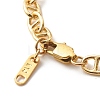 Brass Mariner Links Chain Anklets for Women AJEW-AN00456-5