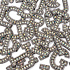 Alphabet Resin Rhinestone Patches DIY-TAC0005-45B-3