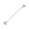 Brass Magnetic Clasp with Cable Safety Chain KK-F839-036P-2