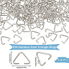 304 Stainless Steel Triangle Rings STAS-SP0001-80A-2