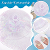 Gradient Color Organza Pleated Lace Ribbon DIY-GA0005-88B-3