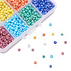   Mixed Style 6/0 Round Glass Seed Beads SEED-PH0006-4mm-11-4
