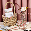 4.6~5Yards Flower Polyester Trim Ribbon OCOR-PH0001-97F-5