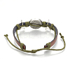 Imitation Leather Bracelet Making X-MAK-R023-04-2
