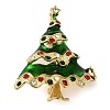 Christmas Alloy Colorful Rhinestone Brooches JEWB-U009-10D-1