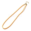 Nylon Milan Cord Necklace Making MAK-M028-01G-27-1