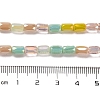 Electroplate Glass Beads Strands EGLA-D030-08H-4