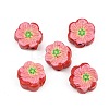 Printed Cinnabar Beads CARL-A001-01B-1