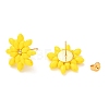 Flower Stud Earrings EJEW-JE04392-3