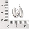 Rack Plating Brass Balloon Letter Pendants KK-C050-01P-N-3